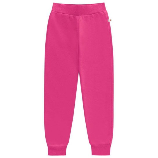 Calça Jogger Brandili Infantil Menina - Rosa Menor preço em Calça Jogger Brandili Infantil Menina - Rosa