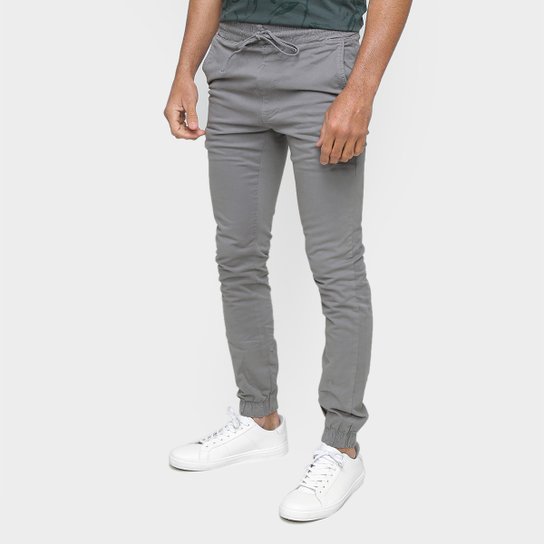 Calça Jogger Ecxo Amarração Masculina - Chumbo Menor preço em Calça Jogger Ecxo Amarração Masculina - Chumbo