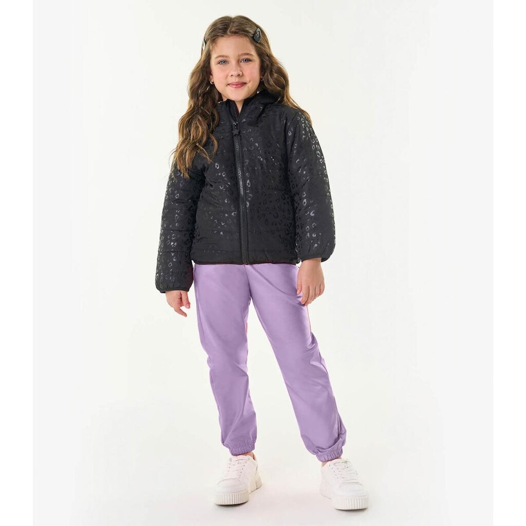 Calça Jogger Infantil Feminina Trick Nick Roxo