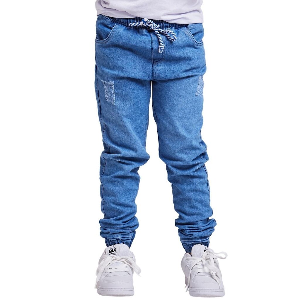 Calça Jogger Infantil Jeans/Sarja Menino