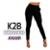 Calça Jogger K2b Malha Algodão Elastico Punho Cintura Alta - Preto