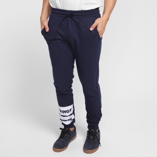 Calça Jogger Kings Logo Barra Masculina - Marinho é ruim? Calça Jogger Kings Logo Barra Masculina - Marinho é boa?