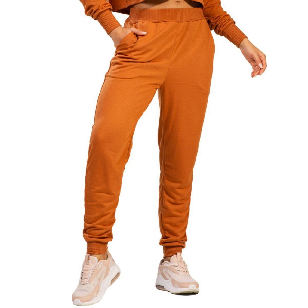 Calça Jogger Moletinho Fitness Serra e Mar Com Elástico Roupa Para Inverno Treino Moda Academia