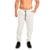 Calça Jogger Plus Size Sarja Masculina Skinny Com Punho S01plus-Off White-G4 - Off White