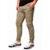 Calça Jogger Sarja Masculina Skinny Com Punho - Marrom+Caqui