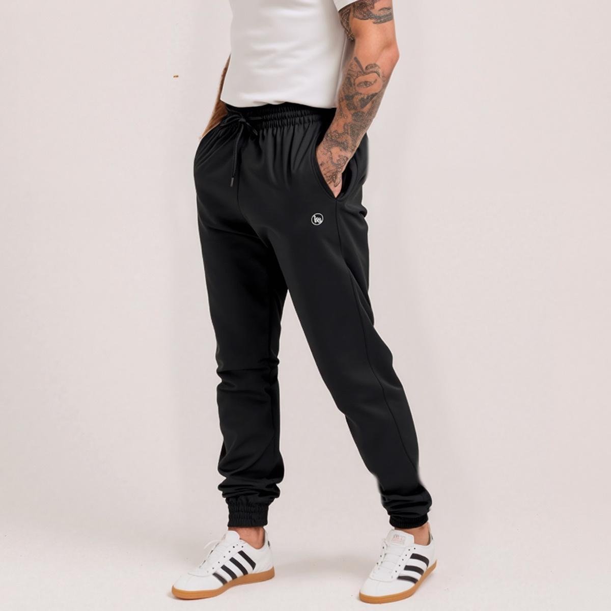 Calça Jogger Tactel Premium Com Elastano Fitness Academia Menor preço em Calça Jogger Tactel Premium Com Elastano Fitness Academia