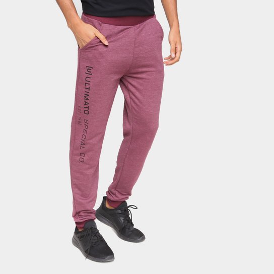 Calça Jogger Ultimato Lisa Masculina - Bordô é ruim? Calça Jogger Ultimato Lisa Masculina - Bordô é boa?