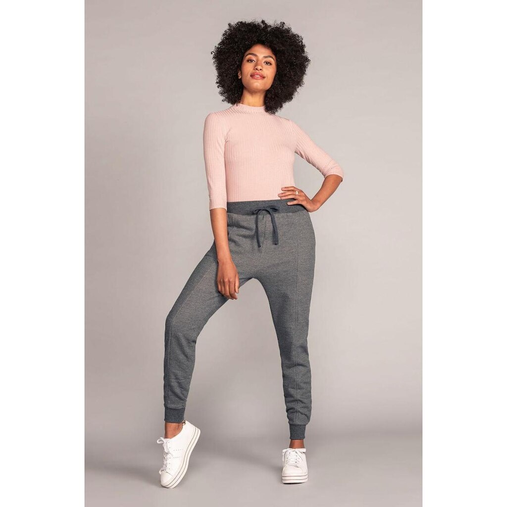 Calça Jogging Moletom Lunender Cinza Tam. G