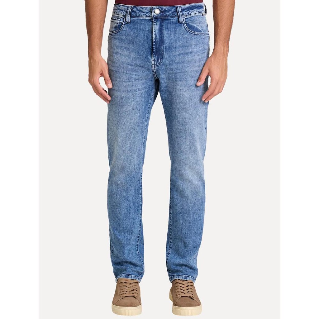 Calça John John Jeans Masculina Slim Lisboa Azul Claro