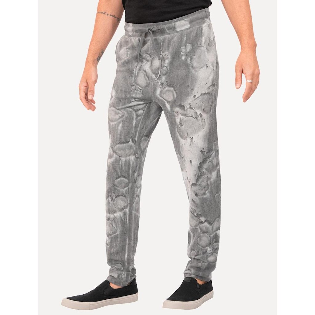 Calça John John Moletom Masculina Regular Splash Cinza Médio