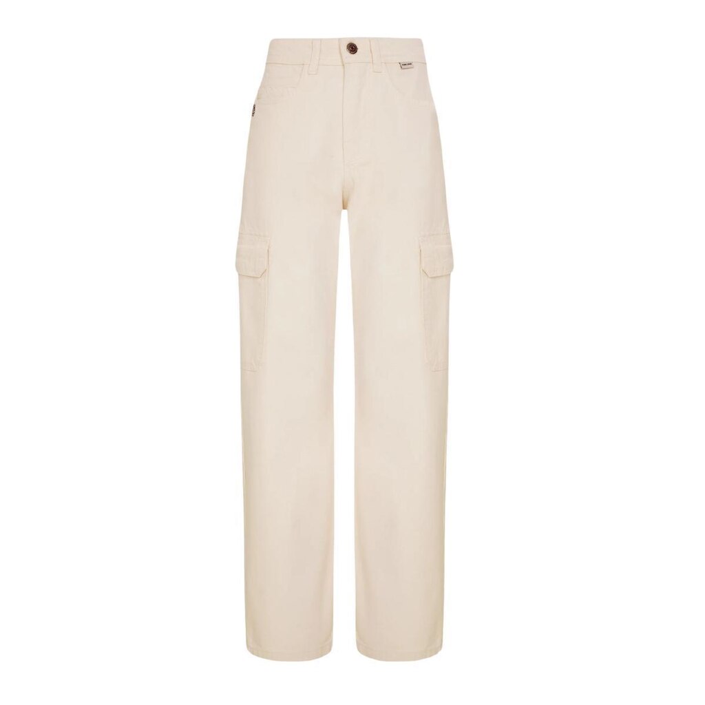 Calça John John Relaxed Fit Cargo Ivory