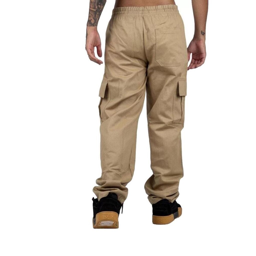 Calça John Roger Cargo Ristop Bege