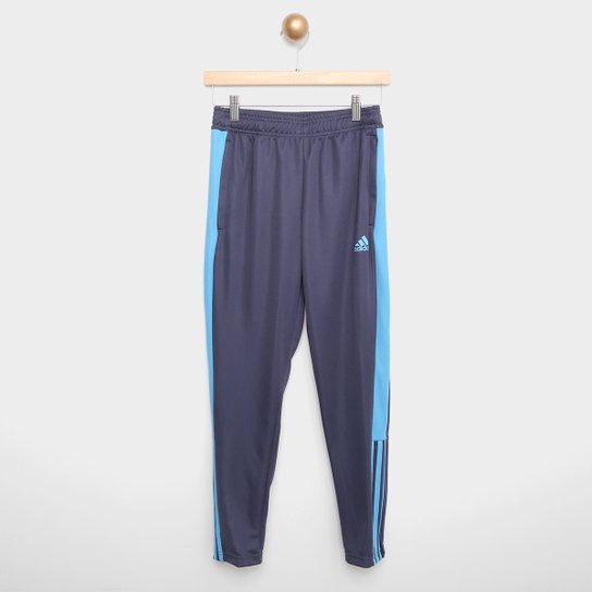 Calça Juvenil Adidas Treino Essentials - Marinho Menor preço em Calça Juvenil Adidas Treino Essentials - Marinho