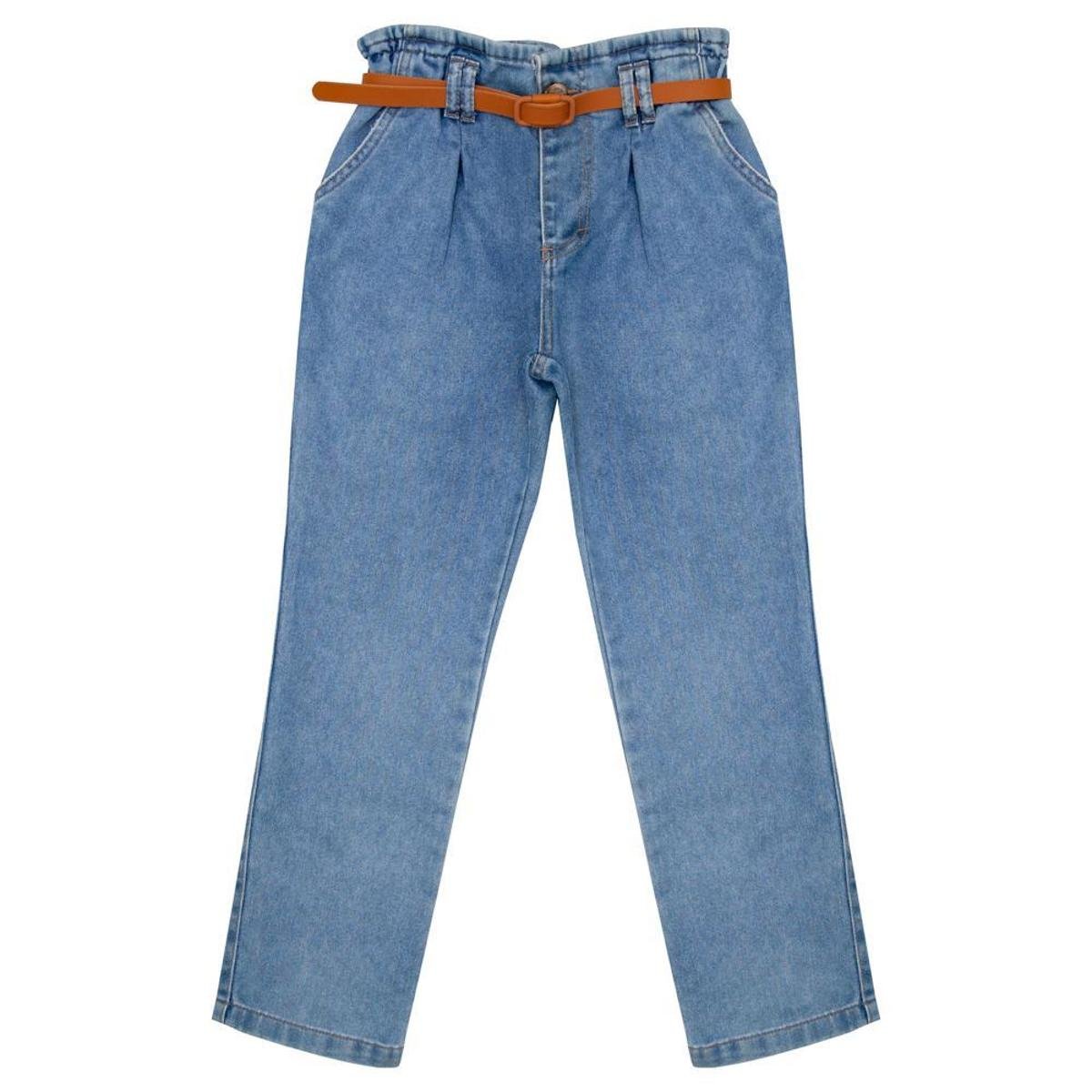 Jeans Clochard Feminina Dimy CalÃ§a Jeans Calça Detalhe Amarração