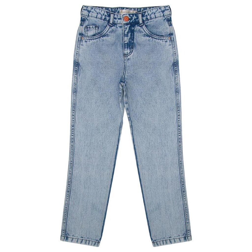 Calça Juvenil Look Jeans Mom Jeans - 10 - UNICA