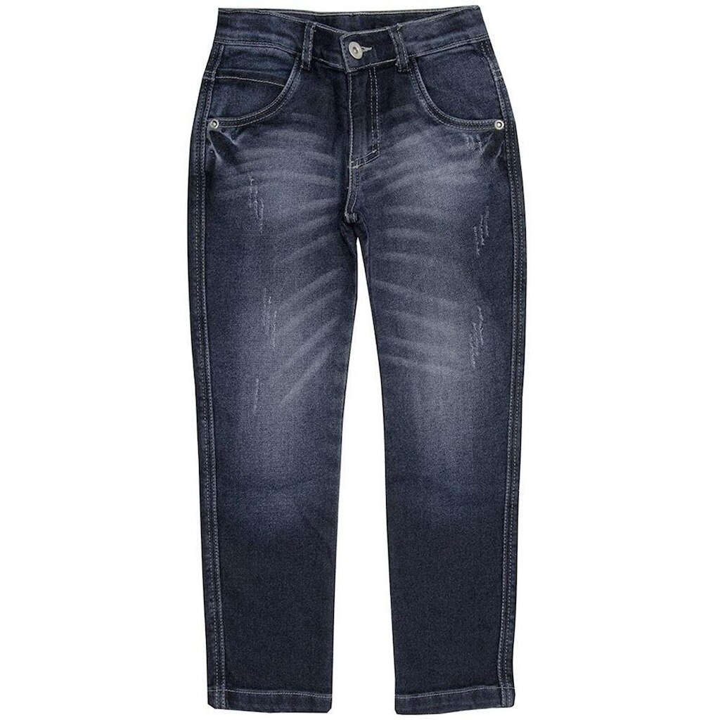 Calça Juvenil Look Jeans Reta Jeans - 4 - UNICA