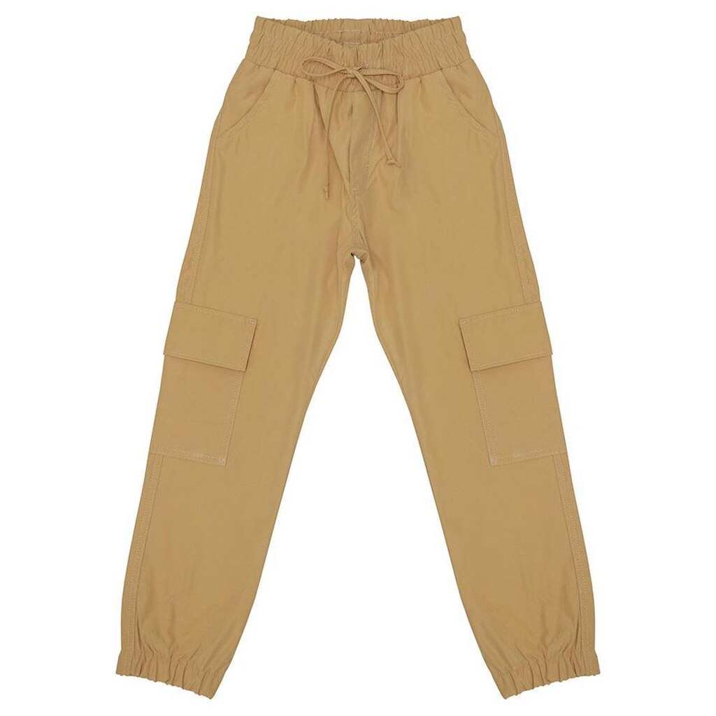 Calça Juvenil Look Jeans Sarja Cargo Collor - 6 - CAQUI