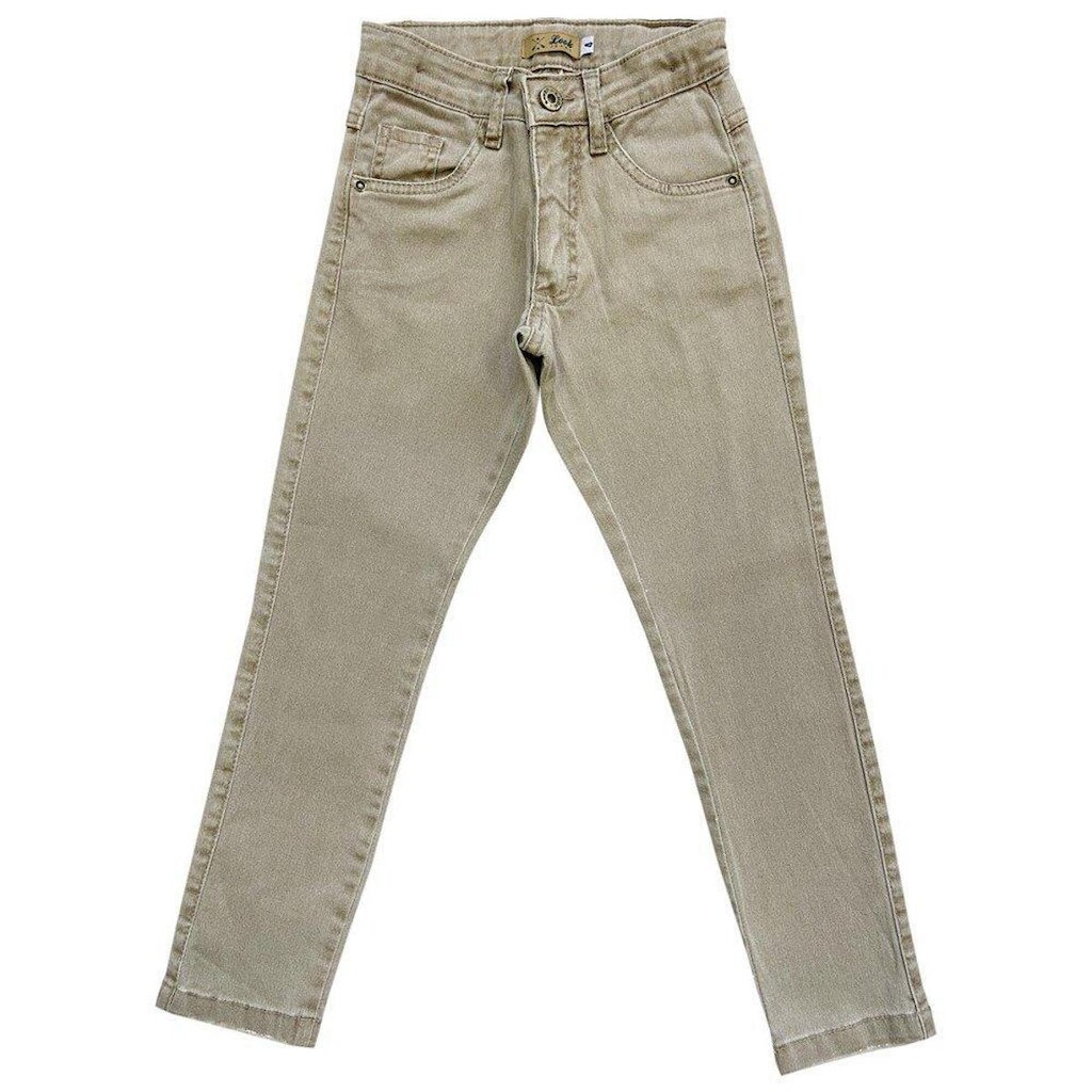 Calça Juvenil Look Jeans Sarja Collor - AZUL - 10