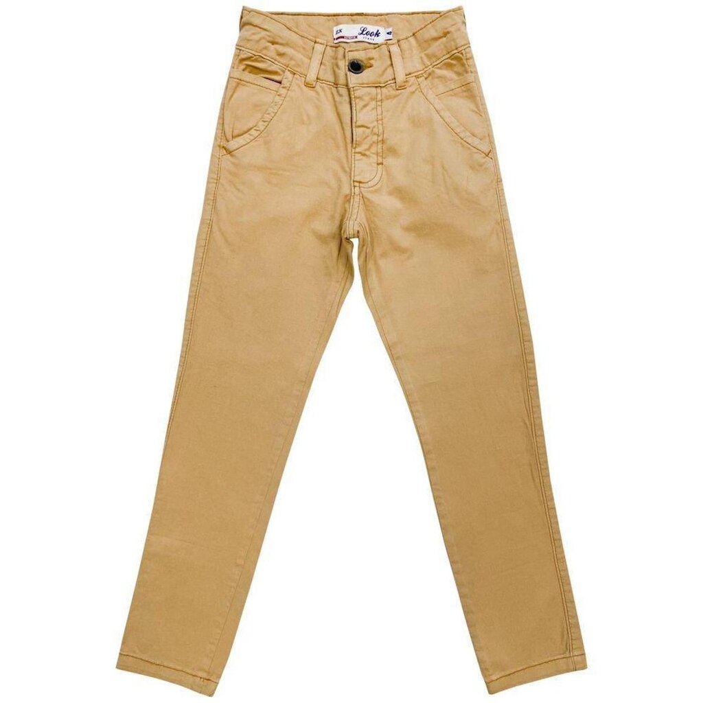 Calça Juvenil Look Jeans Sarja - VERDE CIPO - 10