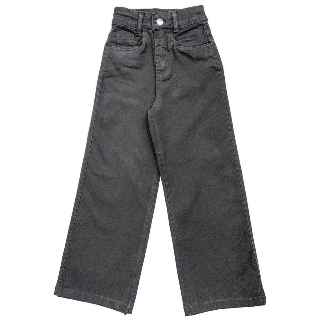 Calça Juvenil Look Jeans Wide Leg Collor - LAVANDA - 8