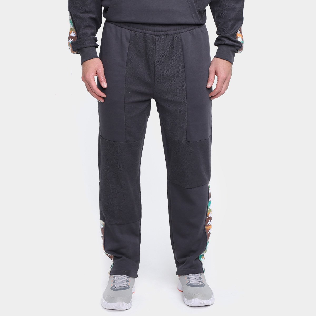 Calça Kappa Banda Gerhard Graphik Tape Masculina Menor preço em Calça Kappa Banda Gerhard Graphik Tape Masculina