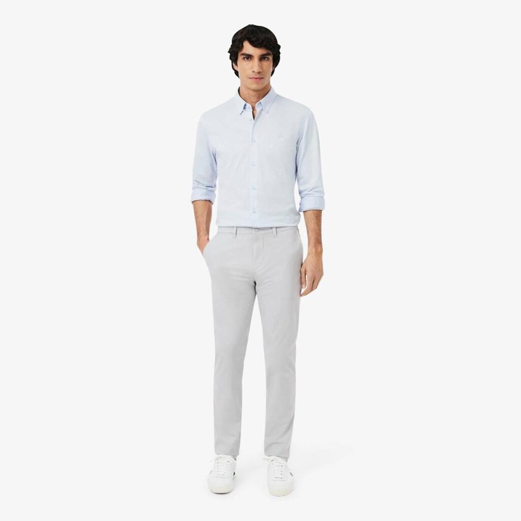Calça Lacoste Chino Slim Fit stretch