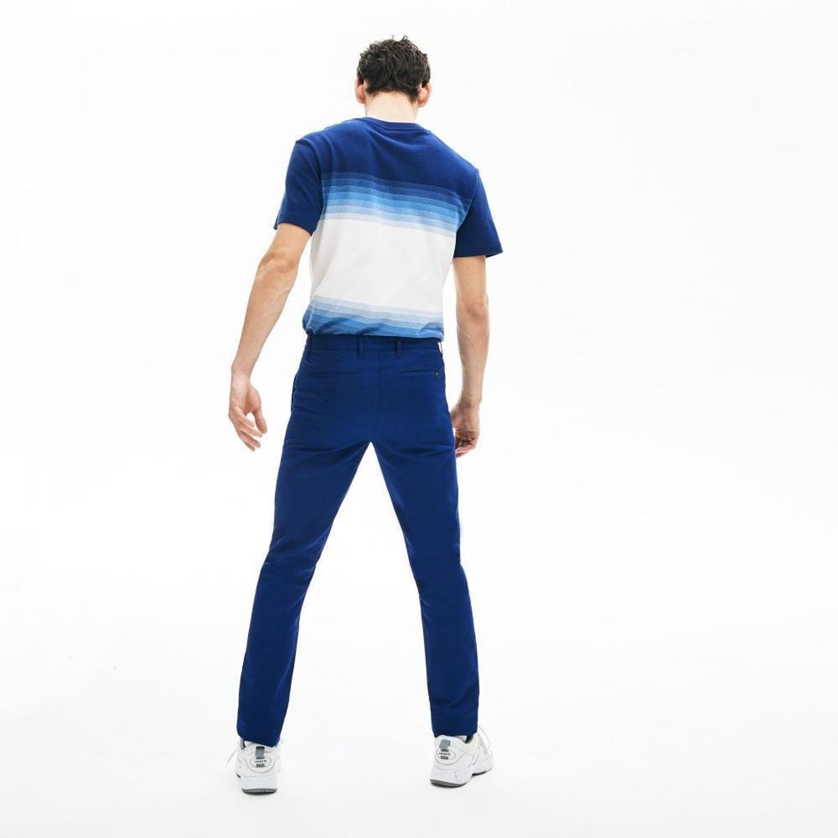 calça lacoste slim fit