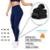 Calça Legg Flanelada Feminina Térmica Cintura Alta Com Elástico Inverno Super Confortável - Marinho