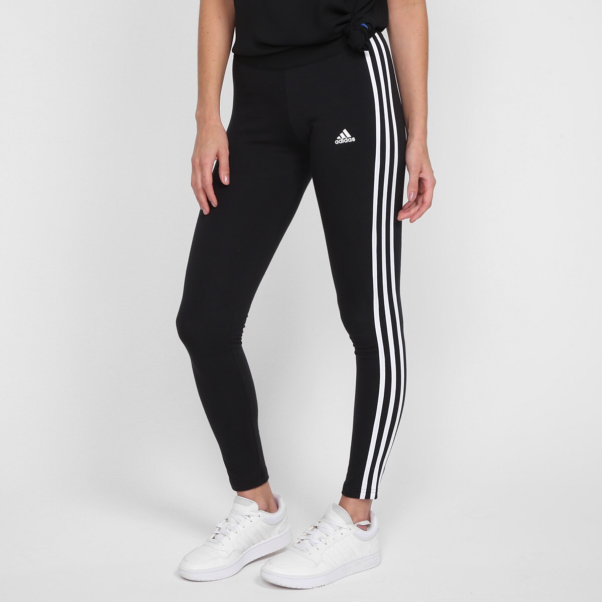 Calça Legging Adidas 3 Listras Feminina