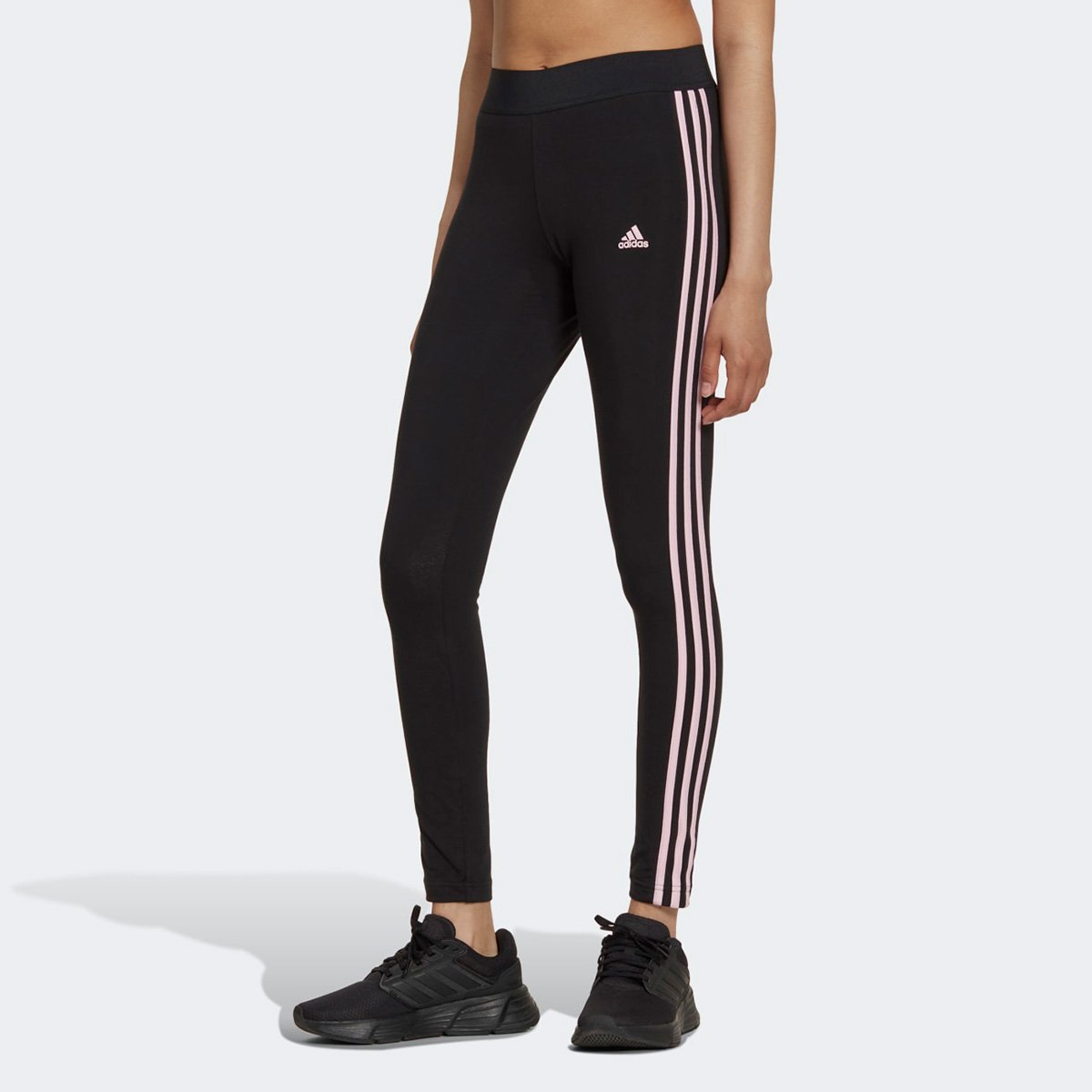 Calça Legging Adidas 3 Listras Feminina Menor preço em Calça Legging Adidas 3 Listras Feminina