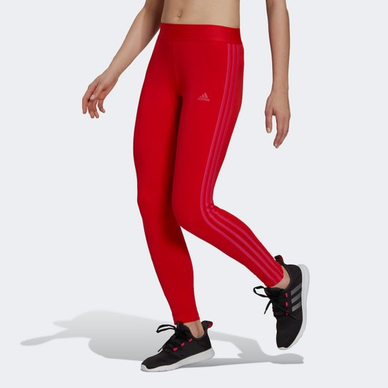 Calça Legging Adidas 3 Listras - Vermelho é ruim? Calça Legging Adidas 3 Listras - Vermelho é boa?
