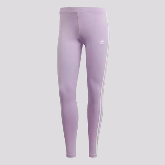 Calça Legging Adidas Stripes Feminina Lilás - Main Image