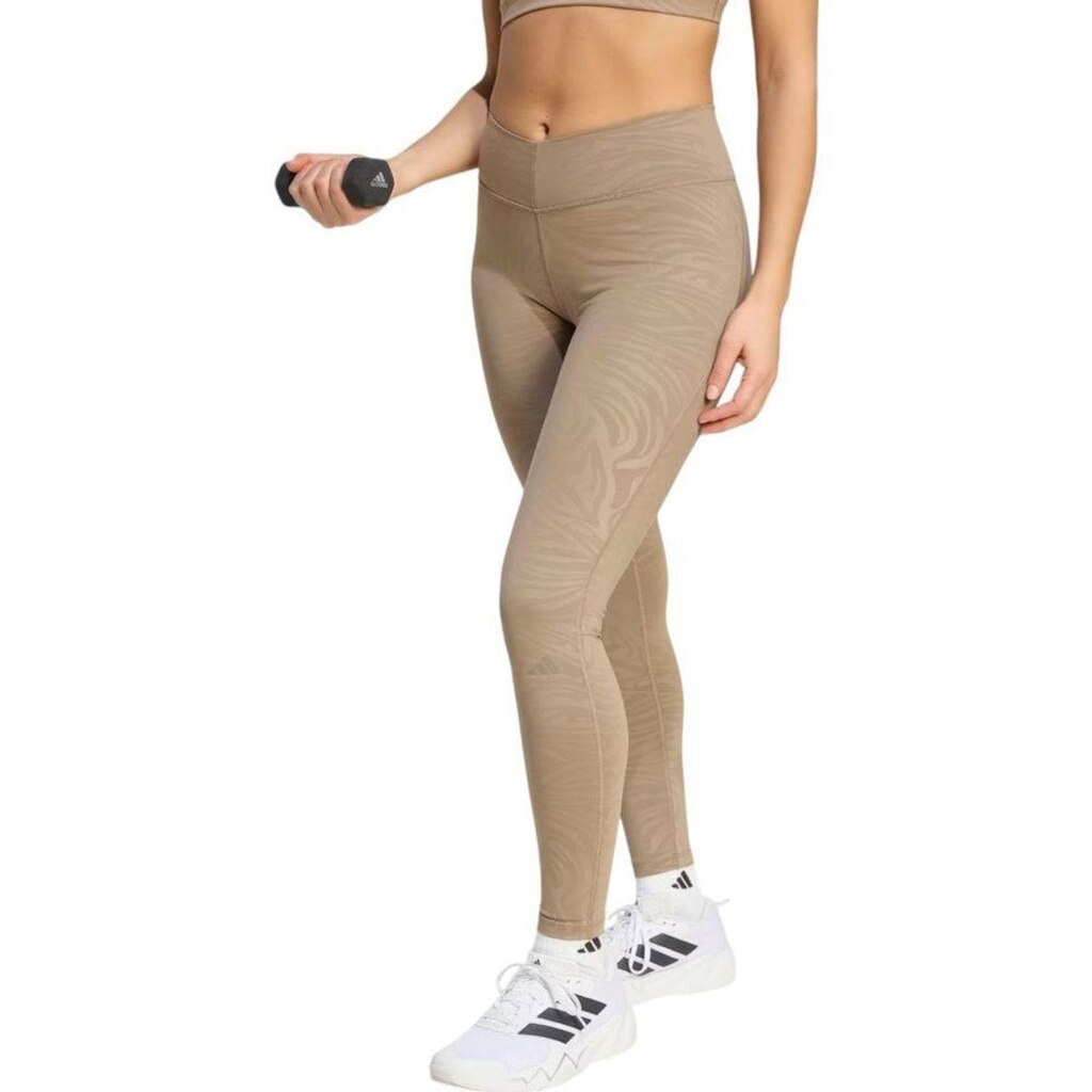 Calça Legging Adidas All Me Essentials Feminina - Marrom G