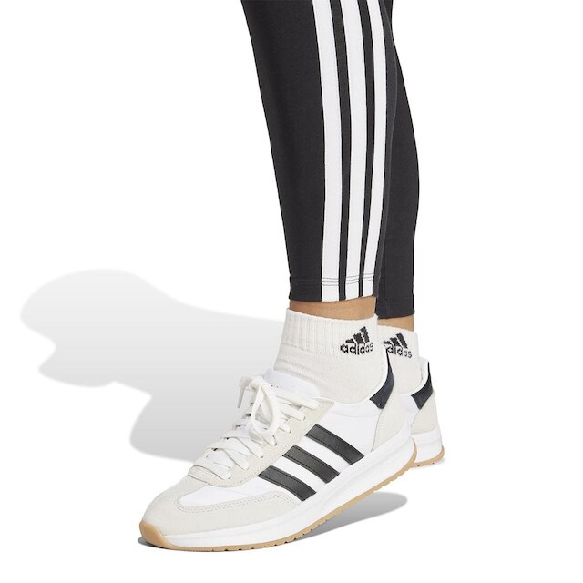 Calça Legging Adidas Feminina Algodão Essentials 3-Stripes Treino