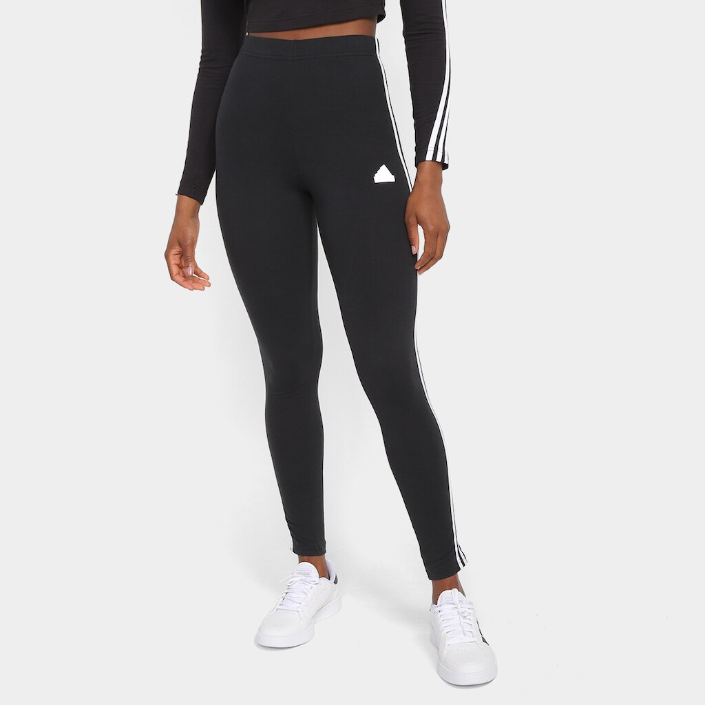 Calça Legging Adidas Future Icon 3 Listras Feminina