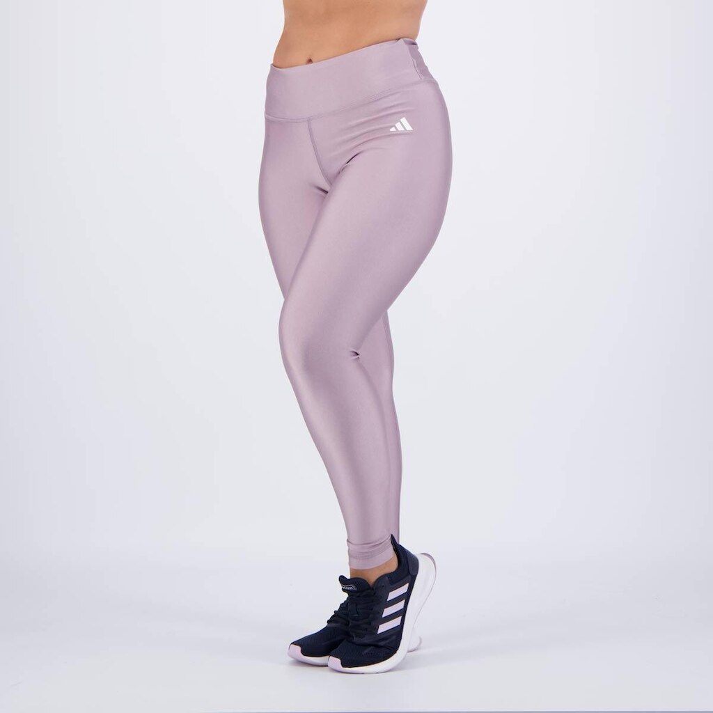 Calça Legging Adidas Latin Fit Solid Feminina Rosa