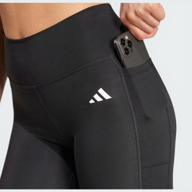 Calça Legging Adidas Optime Essentials Stash Pocket Full-Length Feminina