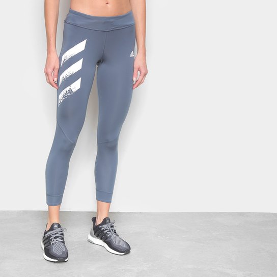 Calça Legging Adidas Own The Run PB Feminina - Azul Menor preço em Calça Legging Adidas Own The Run PB Feminina - Azul