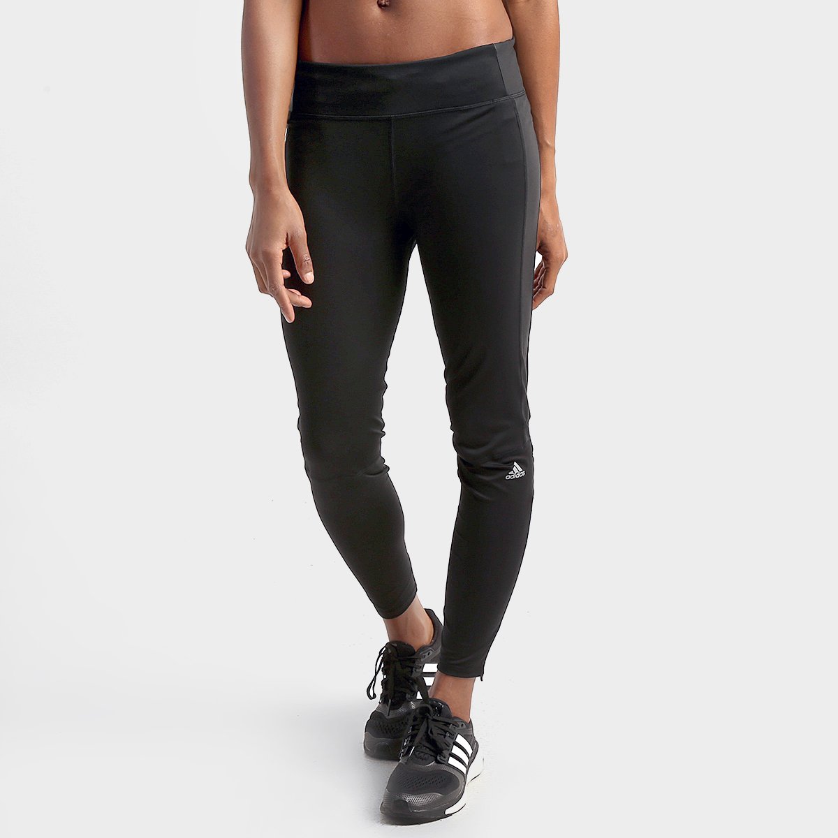 Calça Legging Adidas Supernova - Preto | Netshoes