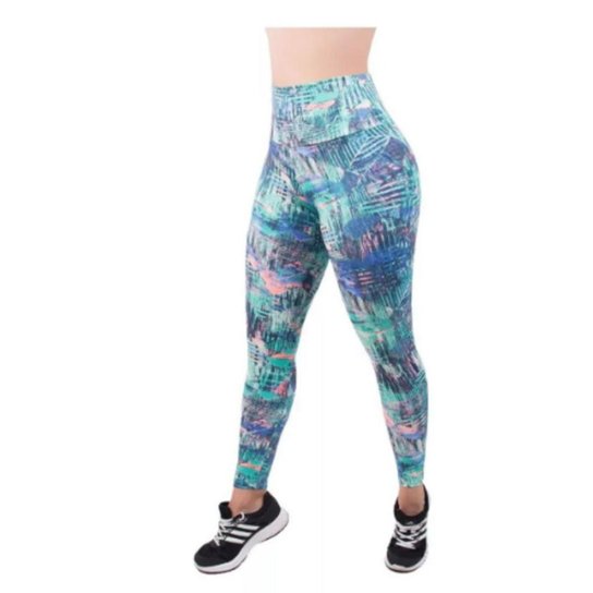 Calça Legging Akira Fitness Suplex Fitness Cintura Alta Feminina - Estampado Menor preço em Calça Legging Akira Fitness Suplex Fitness Cintura Alta Feminina - Estampado