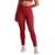 Calça Legging Basic sem Costura Canelada Lupo - Laranja Escuro