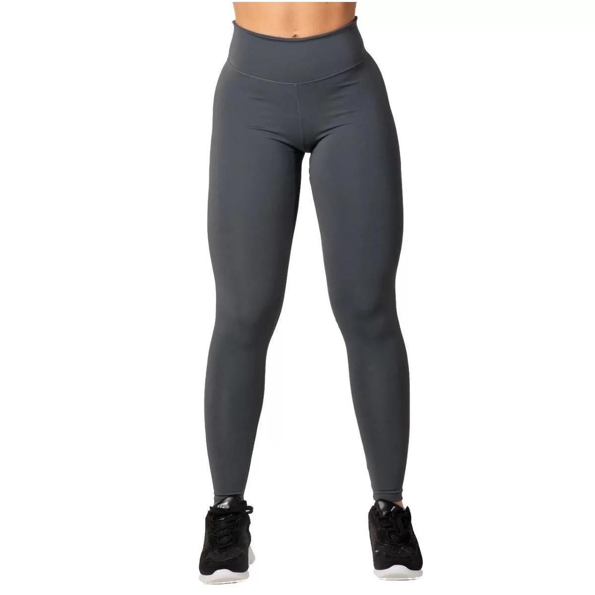 Calça Legging Basica Poliamida Lisa Cintura Alta Menor preço em Calça Legging Basica Poliamida Lisa Cintura Alta