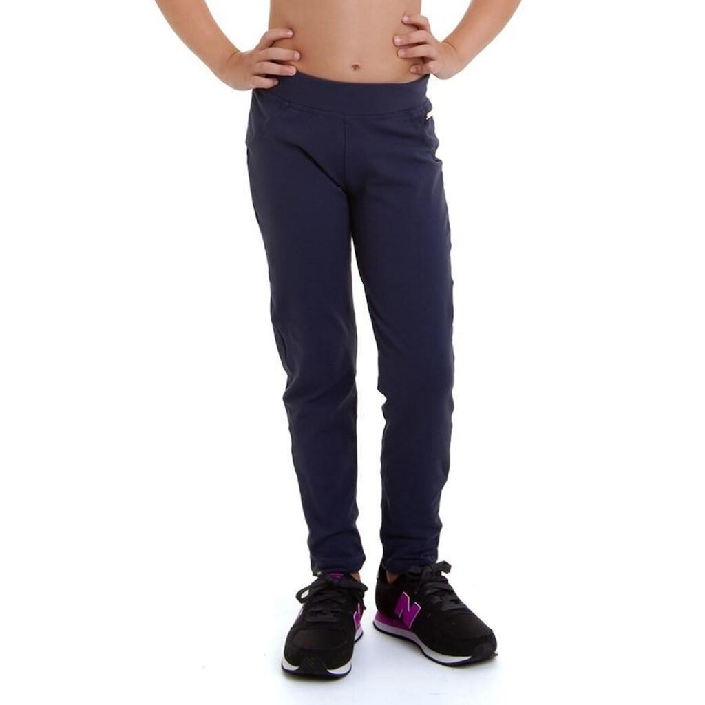 Calça Legging Best Fit Infantil Azul Marinho