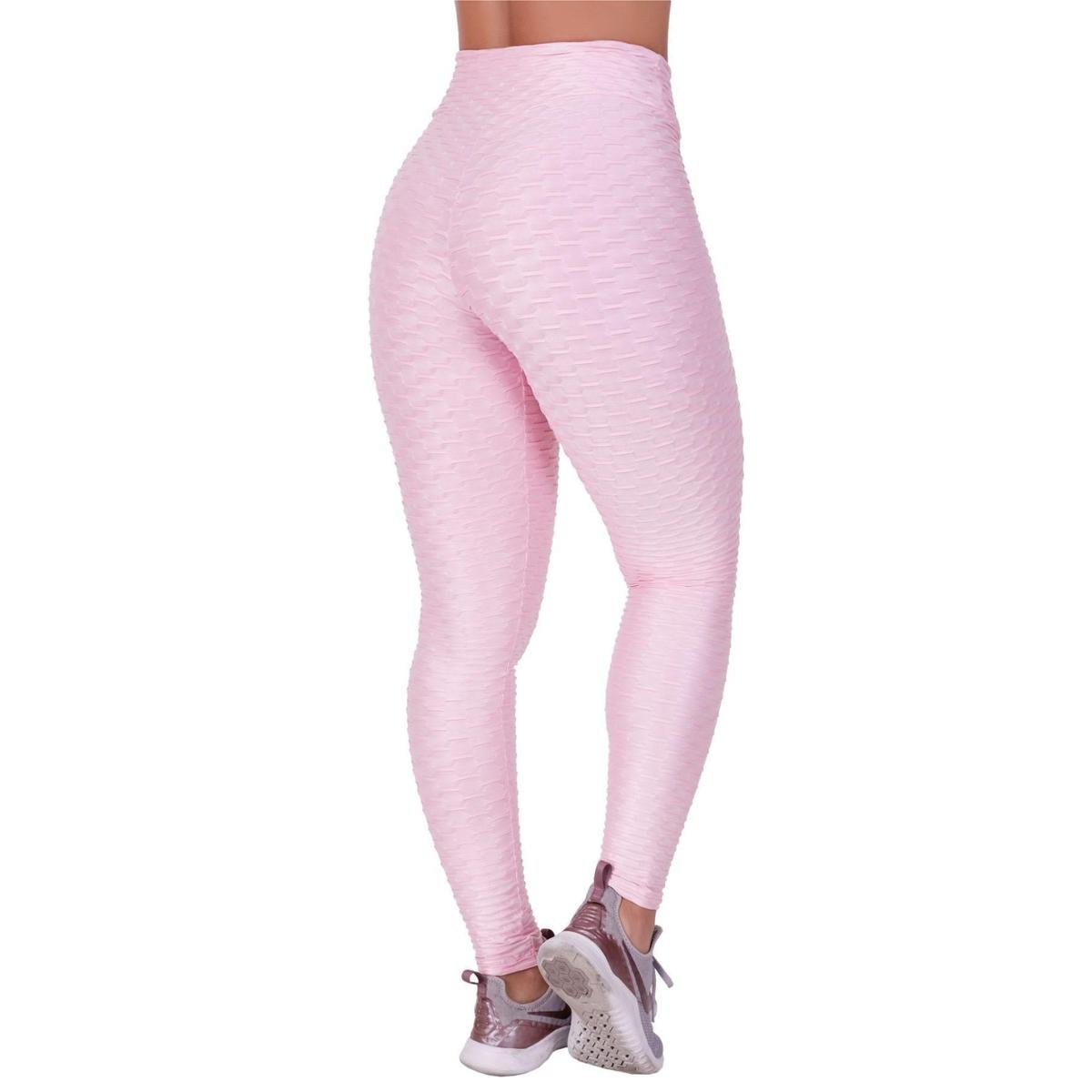 Calça Legging Bolha Cirre - Rosa | Netshoes