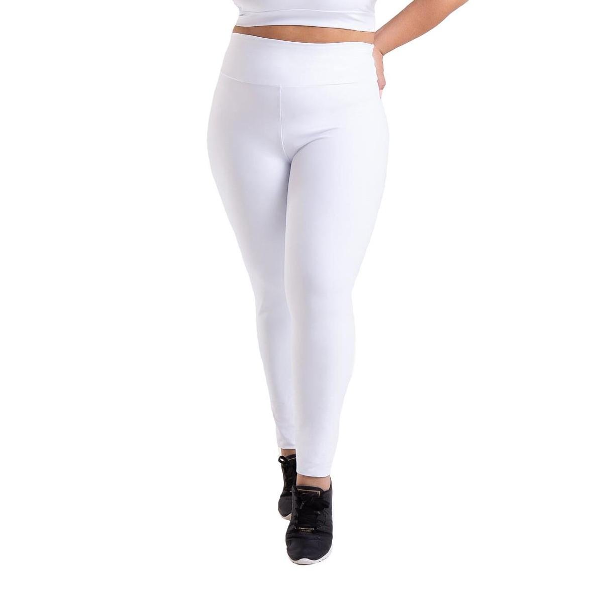 Calça Legging Branca Enfermagem Plus Size Em Suplex G1/G2/G3/G4 - WOLFOX Menor preço em Calça Legging Branca Enfermagem Plus Size Em Suplex G1/G2/G3/G4 - WOLFOX