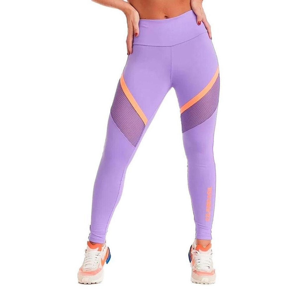 Calça Legging Caju Brasil Nz Moment Roxo