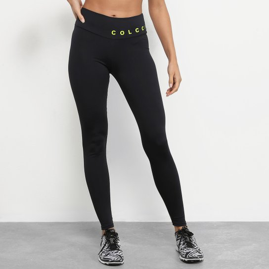 Calca Legging Colcci Fitness Basic Feminina Preto Netshoes Calca Legging Colcci Fitness Basic Feminina Preto Netshoes