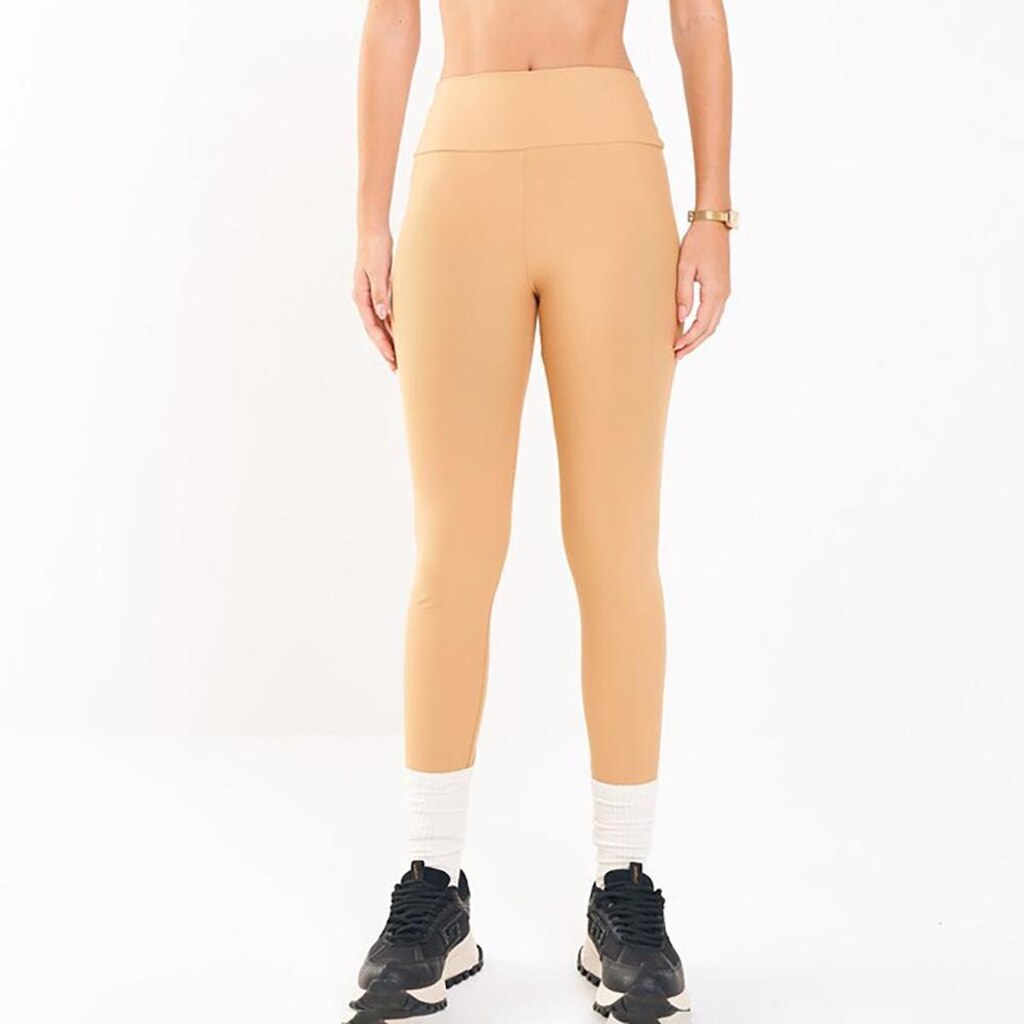 Calça Legging Colcci Maxxi Perfect Fit Bege Biscotti