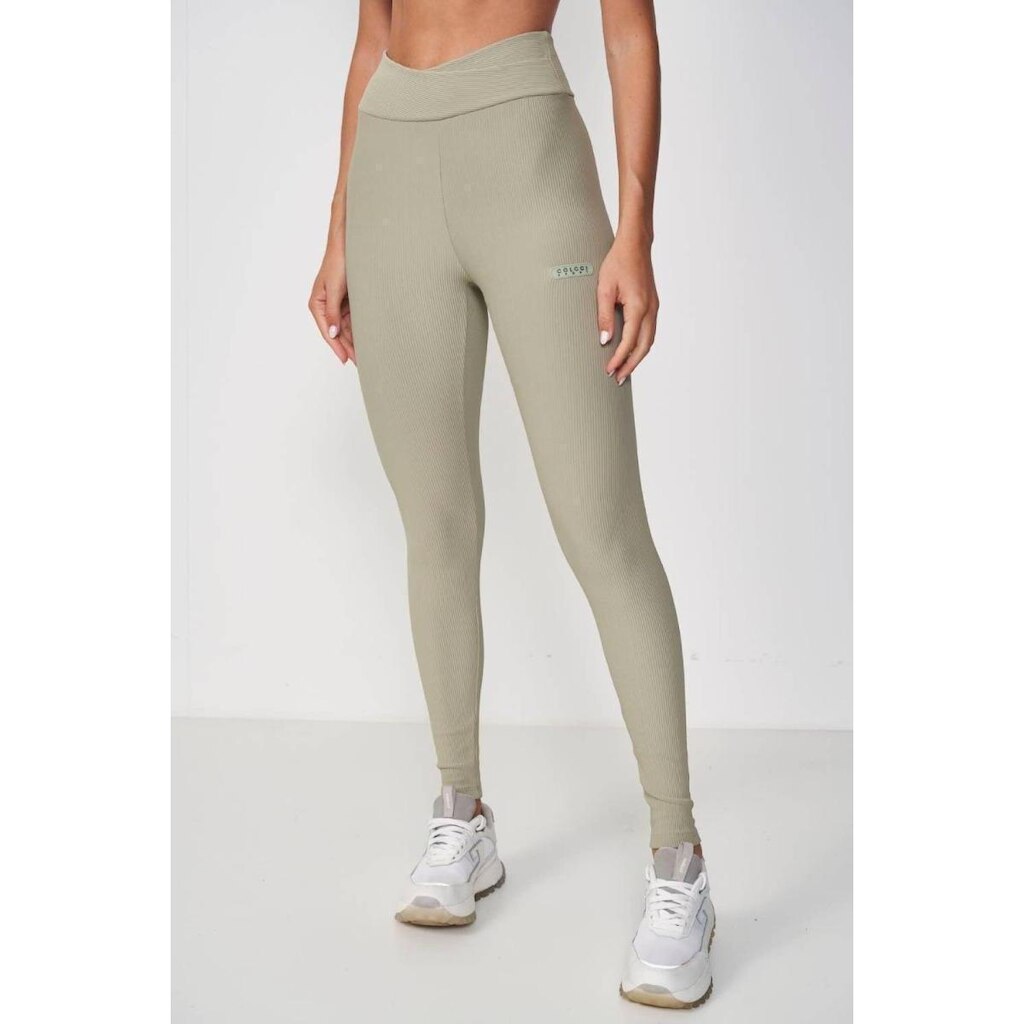 CALCA LEGGING COLCCI SPORT SCULP CANELADA VERDE