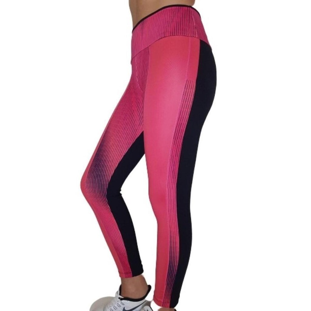 Calça Legging  com Detalhe em Cirré